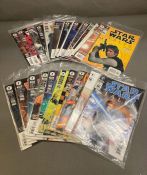 Twenty five Star Wars comics by Dark Horse comics to include Zam Wegell and Chewbacca
