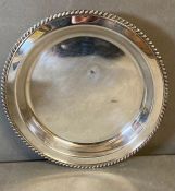 The Sheffield Silver Company (Made in USA)EPC silver tray on three lion paw feet