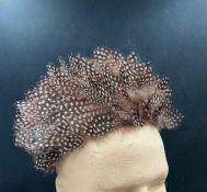 A vintage feather hat