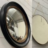 Two round wall mirrors (Dia 47cm and Dia40cm)