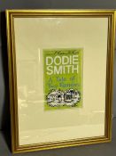 Dodie Smith, A Tale of Two Families 1970 design for dust cover bodycolour with pen and ink 8 x 51/