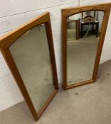 Two mirrored panels (123cm x56cm)