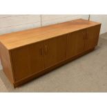 G-Plan low sideboard with two double (H54cm W162cm D46cm)