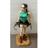 A Tomb Raider plastic Lara Croft statue AF