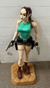 A Tomb Raider plastic Lara Croft statue AF