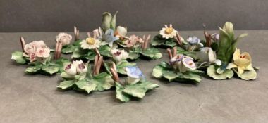 A selection of Capodimonte flowers