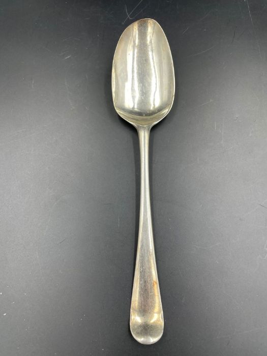 A single hallmarked Georgian spoon (Approximate total weight 56g)