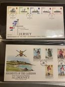 Three Royal mail albums of First day covers