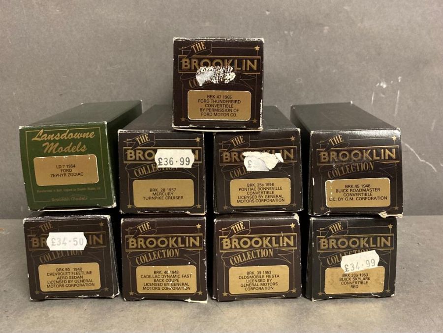 A selection of nine Diecast Brooklyn collection model cars - Image 6 of 10