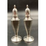 A Pair of Sterling silver American salts by MUECK-CARY CO INC