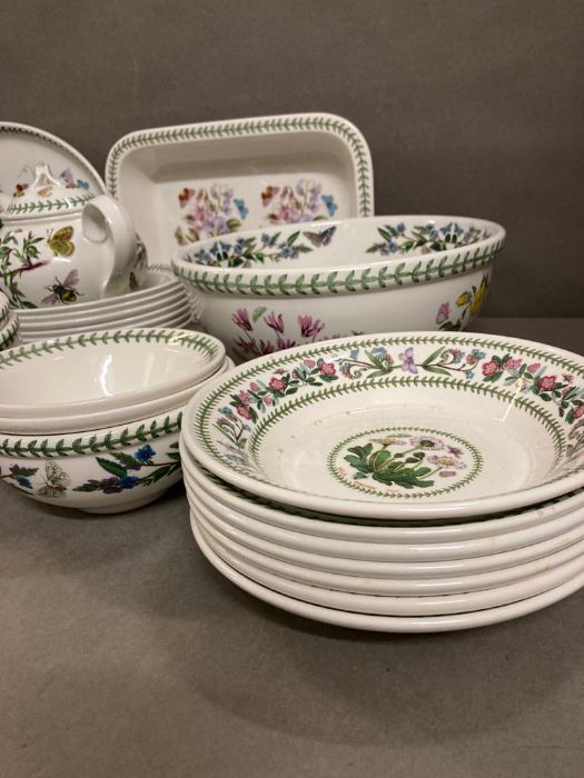 A large selection of portmierion china to include platers, plates, bowls etc (64 pieces intotal) - Image 2 of 5