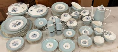 A large selection of "Woodland" Royal Worcester fine bone china dinner service and tea set