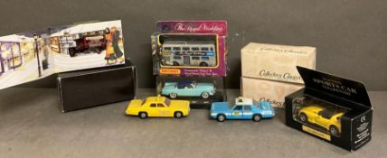 A selection of boxed and unboxed model cars