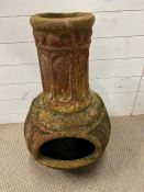 A weathered chiminea (H77cm)