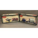 Two vintage Corgi Glory of Steam limited edition Diecast models 1/50 scale Fowler B6 showman