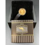 2020 Kangaroo 1/4 Oz Gold Proof Coin boxed with certificate Number 376