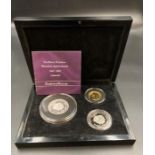The Royal Platinum Wedding Anniversary 1947-2017 Coin Set by The Bradford Exchange to include 9ct