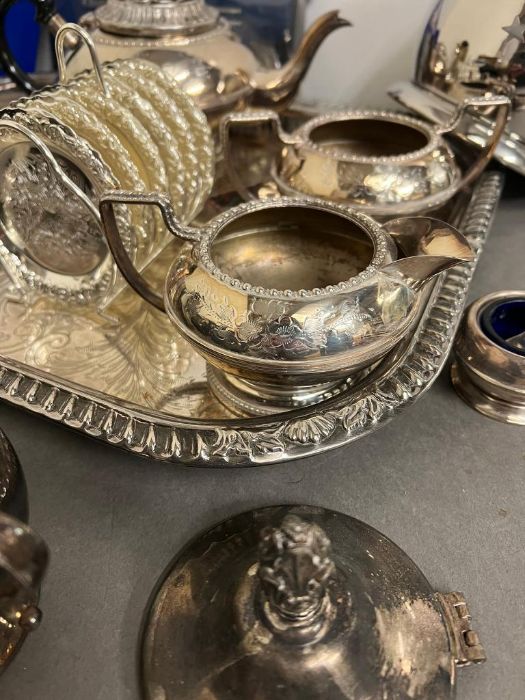 A selection of silver plate items - Image 2 of 2