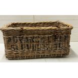 A Vintage wicker basket