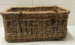 A Vintage wicker basket