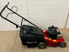 A Mountfield hand propelled lawn mower 300 series