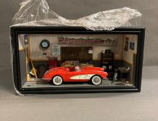 The Garage with model car