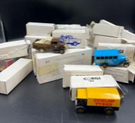 A selection of Diecast collectable cars