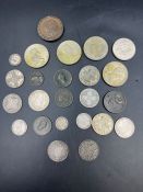 A selection of coins, various ages, condition and denominations