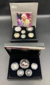 Royal Mint: The 2013 Britannia Collection Five Coin silver proof set and The 2014 Silver Proof