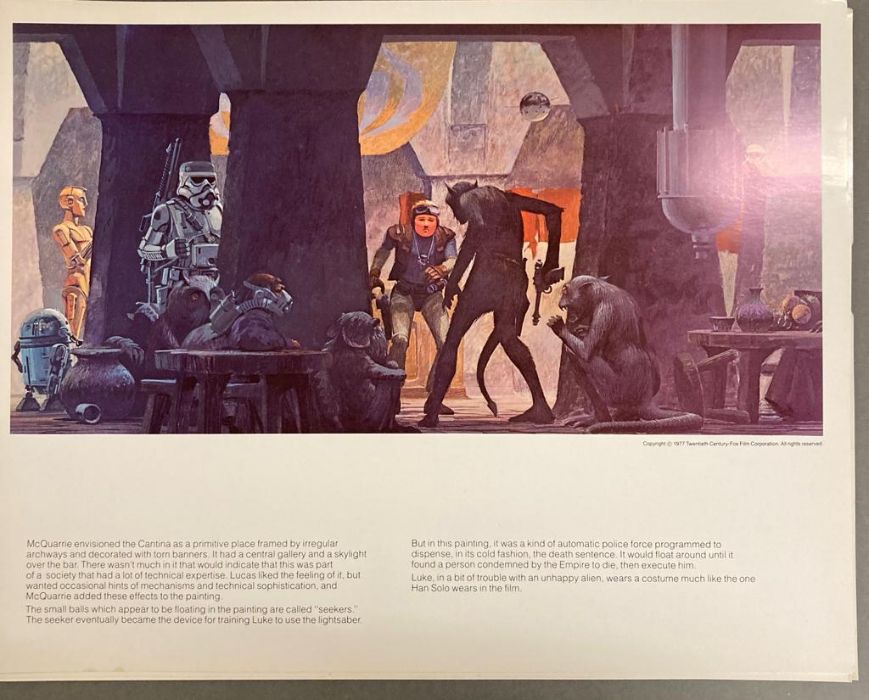 The Star Wars portfolio by Ralph McQuarrie, a selection of production paintings from the 1977 - Image 4 of 9