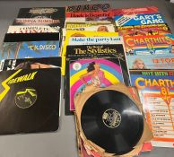 A collection of 70's and 80's records