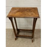 A mahogany side table or lamp table (H63cm W42cm D29cm)