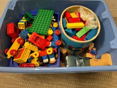 Vintage children Lego and building blocks