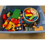 Vintage children Lego and building blocks