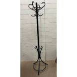 A four hook coat stand