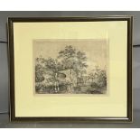 John Crome (1768-1821) Norwich signed etching 91/4 x 12 inches