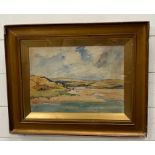 A water colour of Padstow Cornwall by J. Herbert Snell (1861 - 1935) (34cm x 24cm)