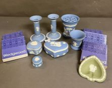 A collection of Wedgwood Jasperware