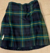 A Gordon tartan kilt by Thomas Gordon and Sons, Glasgow (see picture for size)