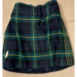 A Gordon tartan kilt by Thomas Gordon and Sons, Glasgow (see picture for size)