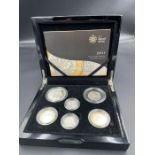 Royal Mint Piedfort Great Britain 2011 Silver Proof 6 coin set. Comprising full set of Piedfort