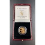 The 1998 Gold Proof Sovereign coin