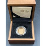 The Royal Mint The 2009 UK Shield of The Royal Arms £1 Gold Proof Coin Approx Weight 19.61g and 22ct