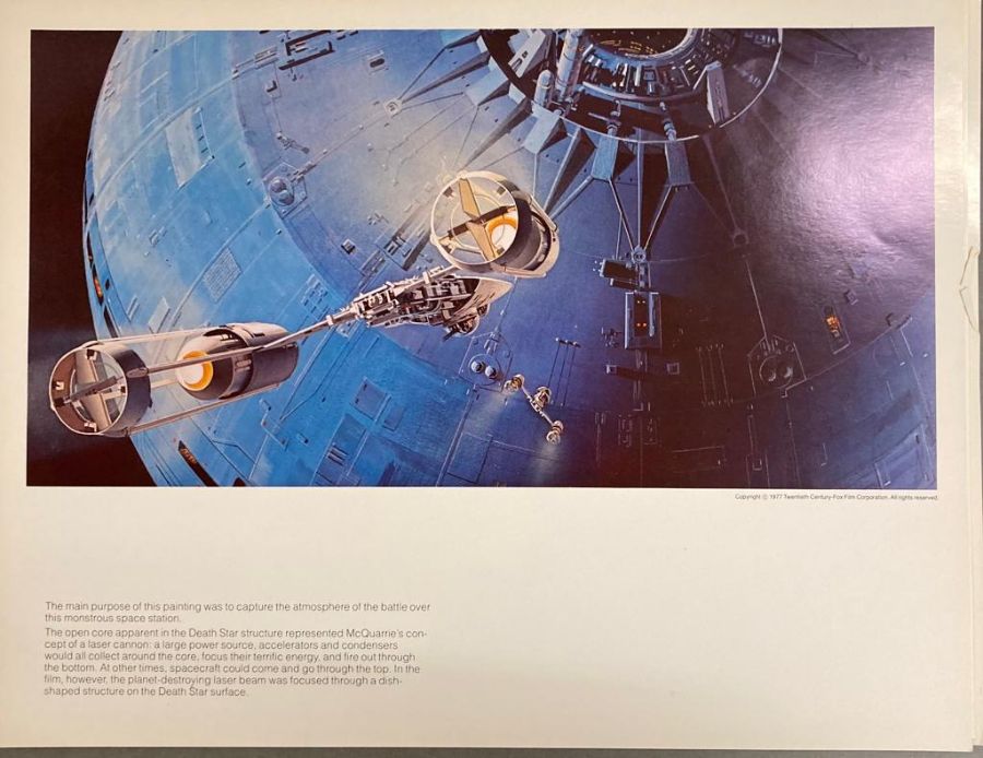 The Star Wars portfolio by Ralph McQuarrie, a selection of production paintings from the 1977 - Image 2 of 9