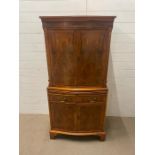 A George style reproduction drinks cabinet AF (H153cm W72cm D45cm)