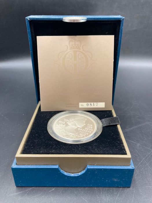 Royal Mint silver proof collectable coins to include: 1992 Silver Proof Ten pence two coin set, - Image 4 of 5