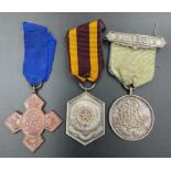 Three Royal Army Temperance Medals