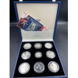 THE ROYAL MINT: SECOND WORLD WAR 50TH ANNIVERSARY 1945 - 1955 INTERNATIONAL COIN COLLECTION in the