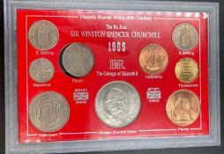 Coin Collectors packs: Historic Events of 20th Century 1965 Sir Winston Churchill pack and Royal