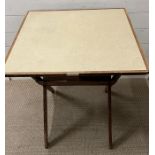 A Mid Century folding table by Foldeasy Table
